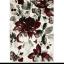 Origins Watercolour Floral Modern Abstract Rugs in Red Grey Swatch