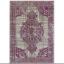 Origins Saville Traditional Medallion Indoor Outdoor Rug Hallway Runner in Grey Blue, Raspberry Swatch