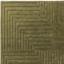 Form Modern Hand Tufted 3D Ridged Geometric Wool Rug in Natural, Blue, Green, Ochre, Pink Silver Swatch