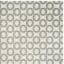 Arlo Buckle AR03 Geometric Rug in Black and Ivory Swatch