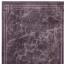 Zehraya Premium Quality Soft Velvety Modern Traditional Bordered Rug in Silver, Grey, Purple, Blue Swatch