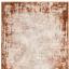 Kuza Border Abstract Modern Distressed Soft Velvety Silky Rug Swatch