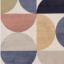 Sketch Curve Geometric Rug Hand Tufted Modern Retro Living Room Rug Swatch